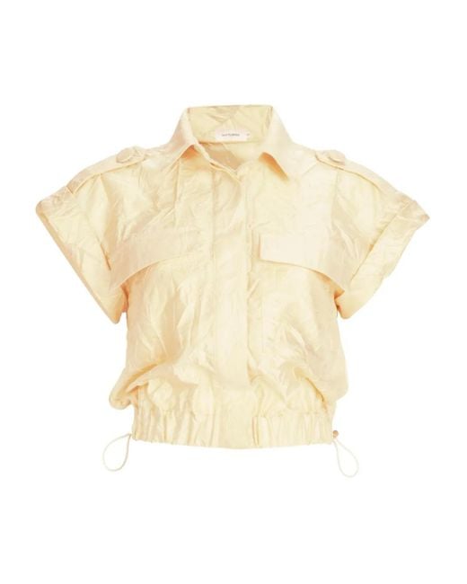 Camicia Bara di Silvia Tcherassi in Natural