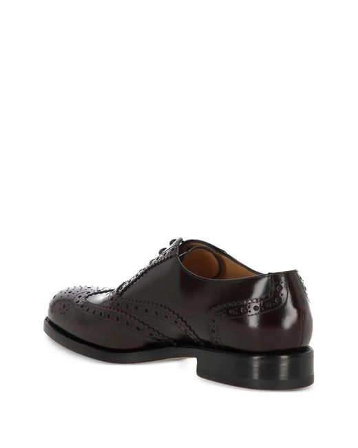 Ortigni Black Schuhe Mit Budapestermuster