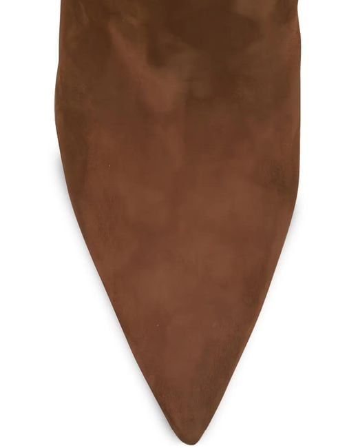 Veronica Beard Brown Spitze Lisa Stiefel