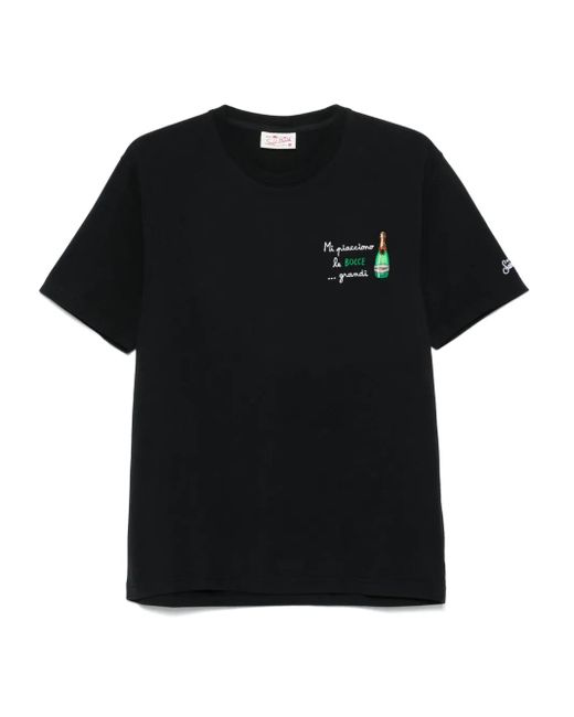 Tシャツ・カットソー MC2 SAINT BARTH Men T-shirt Black PORTOFINO 02372H Mc2 Saint Barth Portofino T-Shirt in Black for Men | Lyst