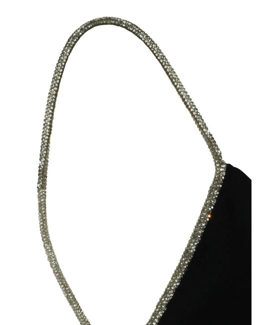 Tom Ford Black Crystal-Embellished Backless Dress