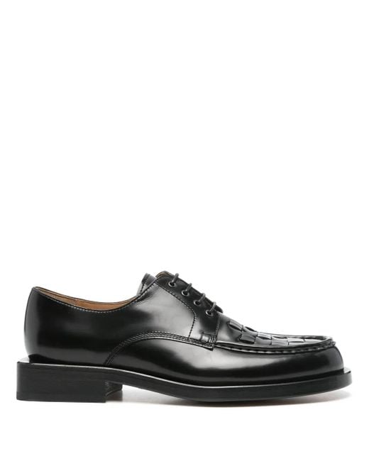 Jacquemus Black The Woven Derby Shoes for men