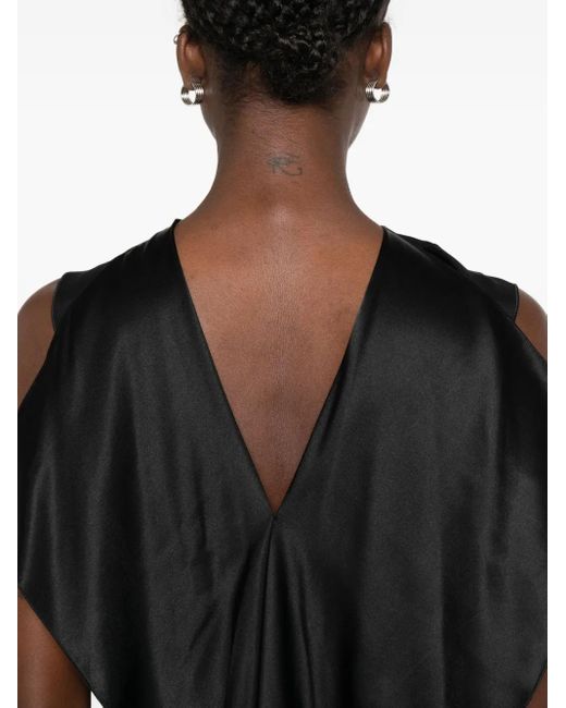 Abito Midi Con Maniche A Palloncino di Stephan Janson in Black