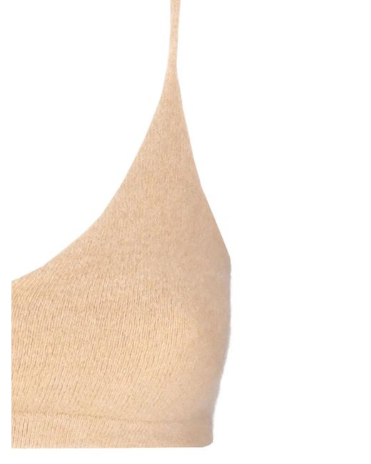 Laneus Natural Knitted Tank Top