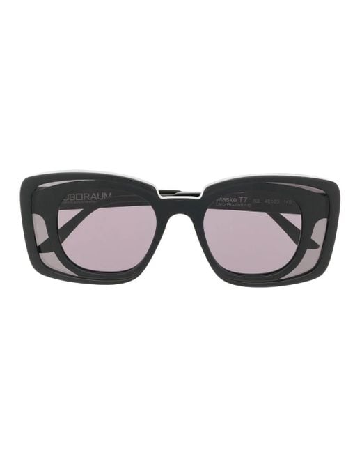 Kuboraum Black T7 Square Eyeglass Frames