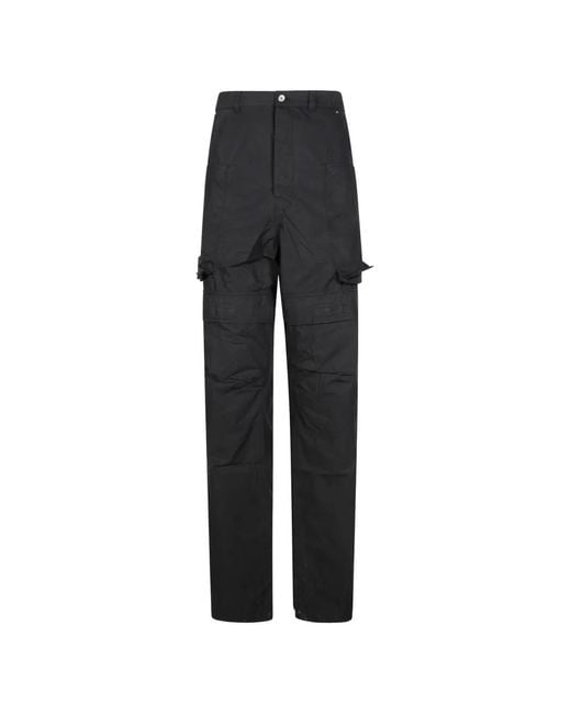 Rick Owens Black Stefan Cargo Pants for men