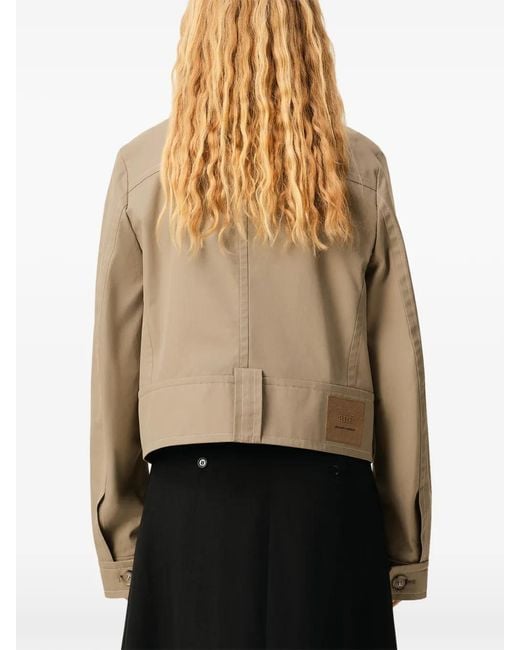 AMI Natural Cotton Buttoned Jacket