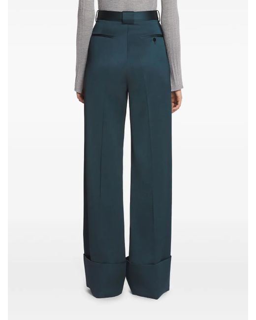 Lanvin Blue Belted Trousers