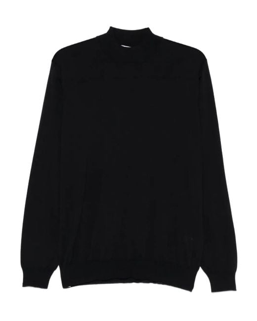Lardini Pullover mit Stehkragen in Black für Herren