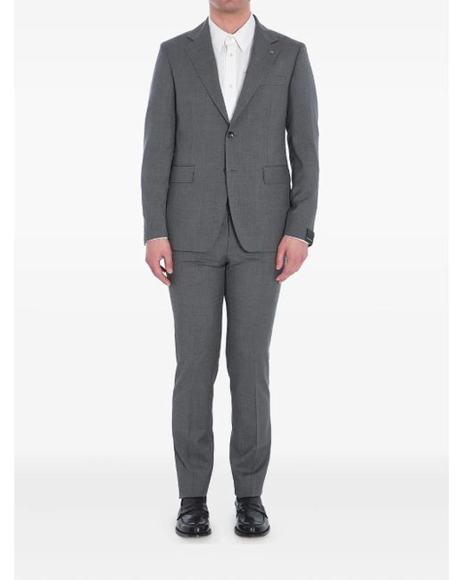 Tagliatore Gray Wool Two-Piece Suit for men