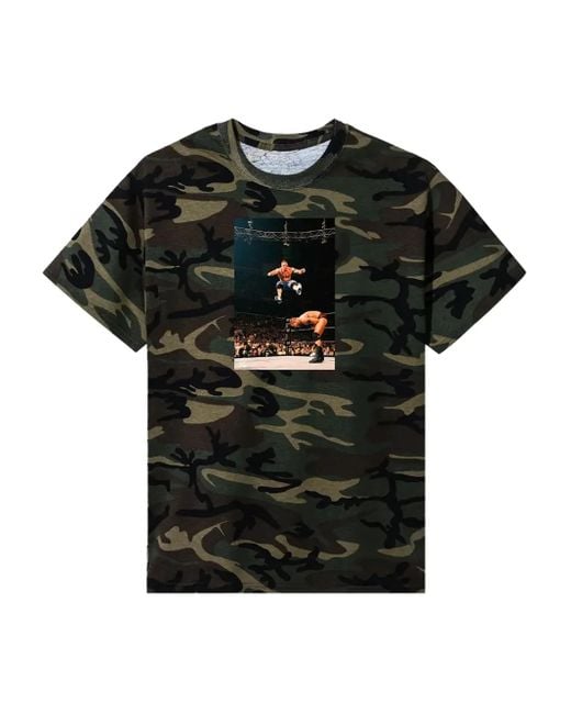 ANTI SOCIAL SOCIAL CLUB Men's Black Wwe You Cant See Me Camo T-Shirt