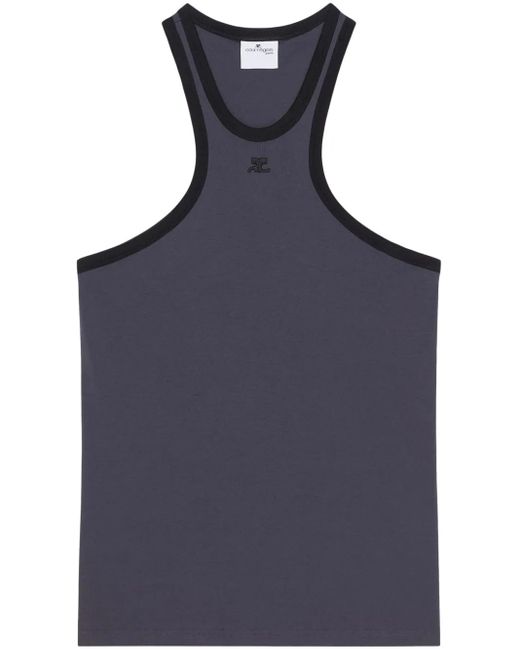 Courreges Blue Top "Scuba" for men