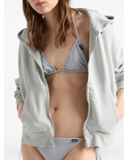 Prada Jersey Bikinislip in het Gray