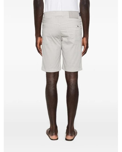 Jacob Cohen Gray Nicolas Logo-Patch Pocket Shorts for men