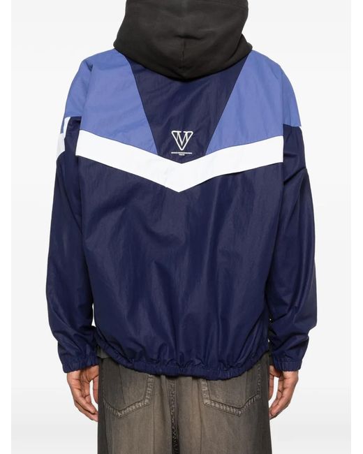 Maison Mihara Yasuhiro Black Zip-Up Panelled Jacket for men