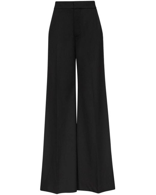 Area Black Crystal-embellished Trousers
