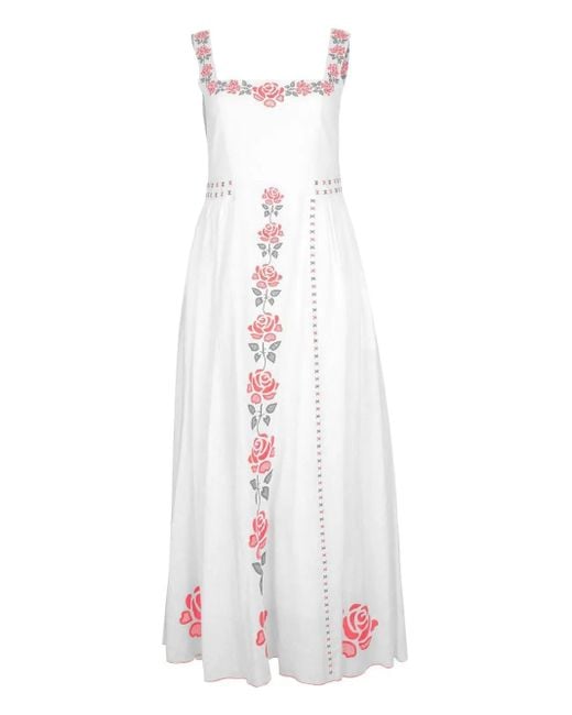 Gül Hürgel White Serenity Midi Dress