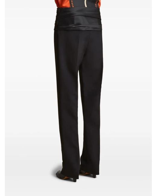 Khaite Black Camberly Trousers