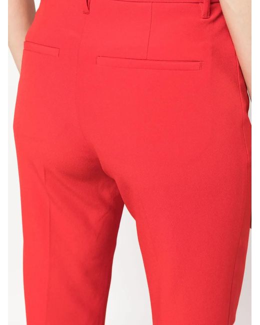 Zadig & Voltaire Red Pistol Straight-Leg Trousers