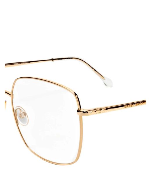 Isabel Marant White Square-Frame Glasses