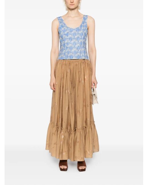 BLAKLACE Brown Butterfly Skirt
