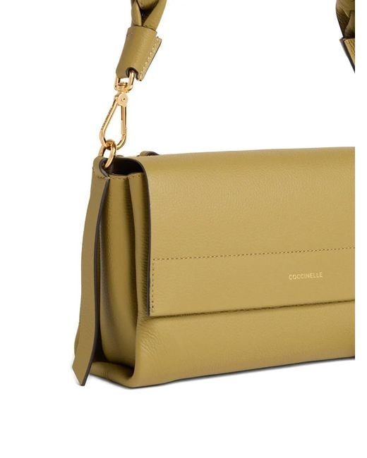 Coccinelle Metallic Braided-handle Shoulder Bag