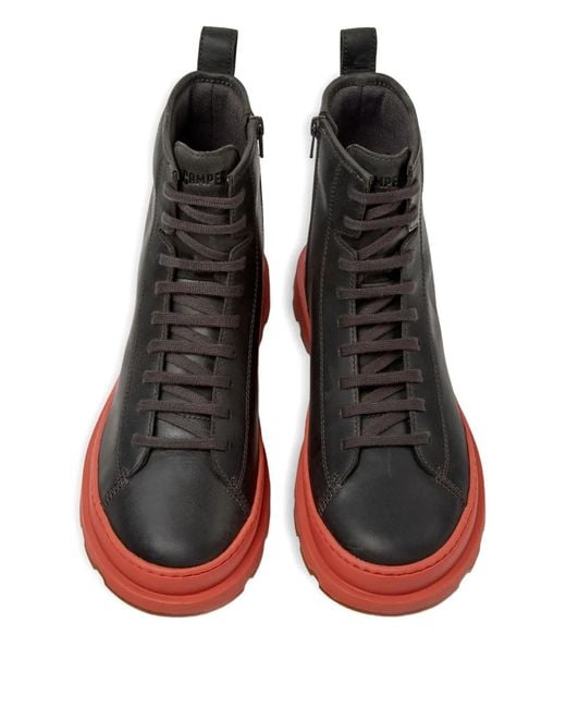 Camper Brown Brutus Lace-Up Boots for men