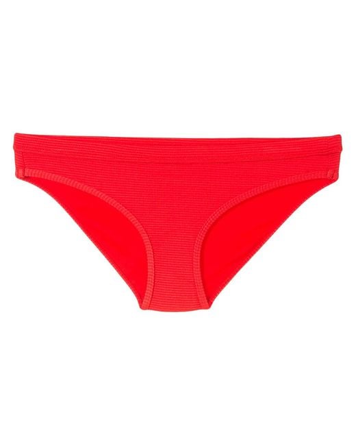 Duskii Red Cha Cha Regular Fit Bikini Bottoms