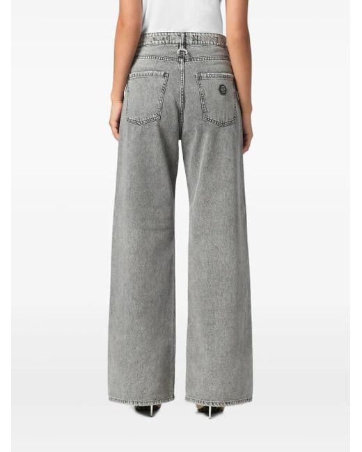 Vaqueros Anchos Philipp Plein de color Gray