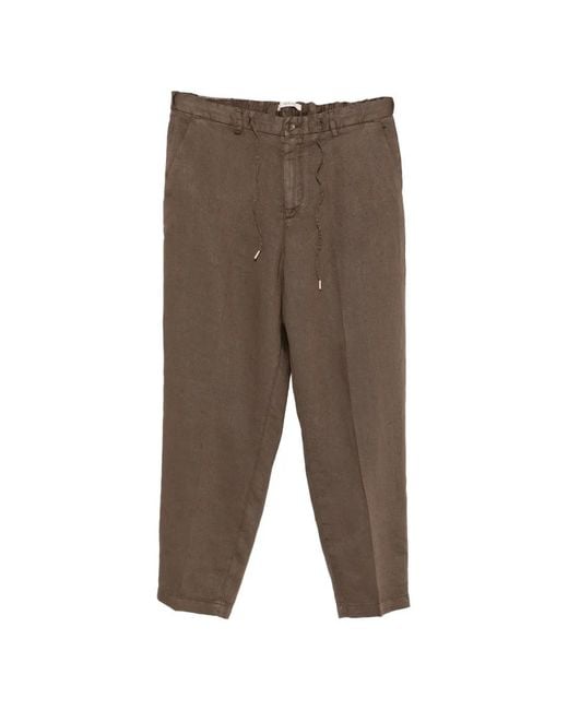 Briglia 1949 Gray Covent Drawstring Trousers for men