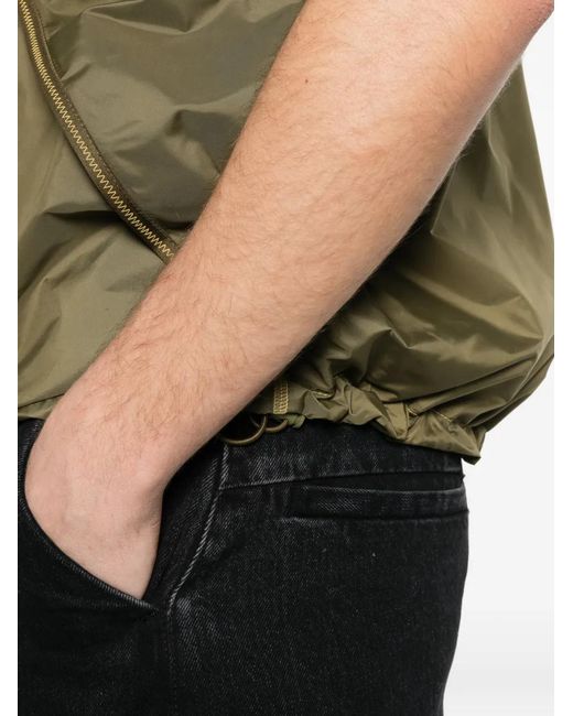 Moncler Green Ansiei Polyamide Vest for men