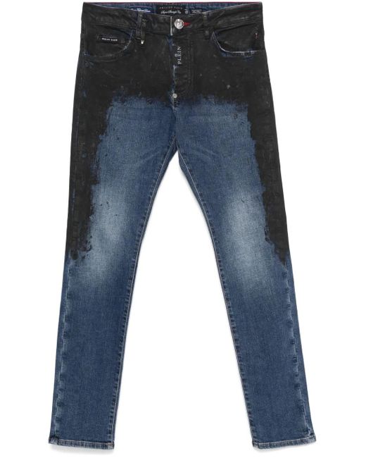 メンズ Philipp Plein ストレートジーンズ Blue