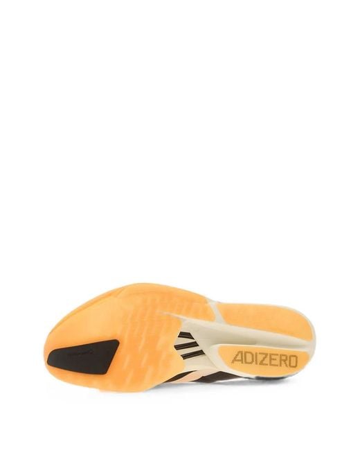 Adidas Orange Adizero Adios Pro 4 Running Shoes for men