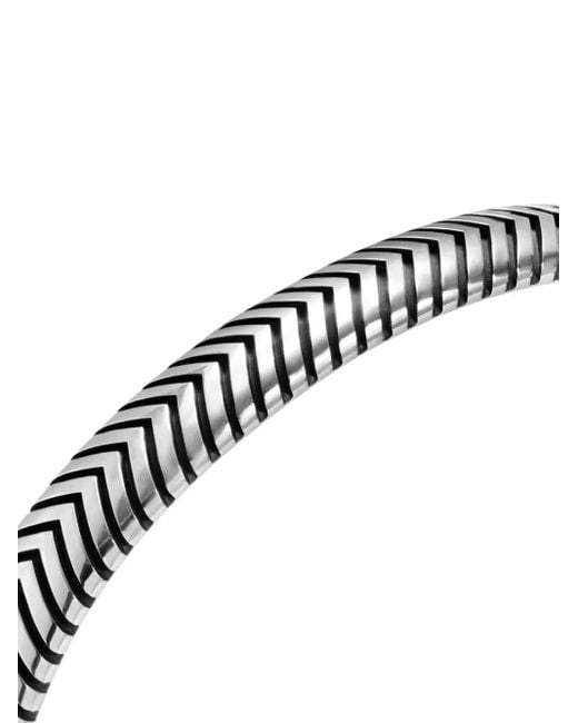 David Yurman White Sterling Cuff Bracelet for men