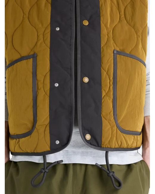 New Balance Green Quilted Vest for men