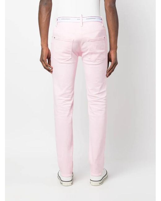 DSquared² Straight Broek in het Pink voor heren
