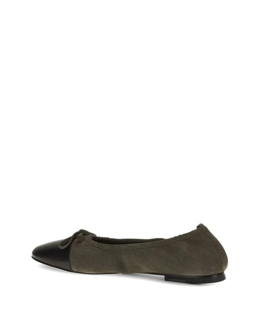 Dear Frances Green Toe Bow Ballet Flats