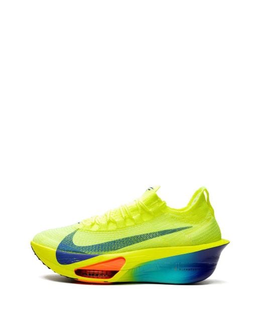 Nike Yellow Zoomx Alphafly 3 "volt" Sneakers for men