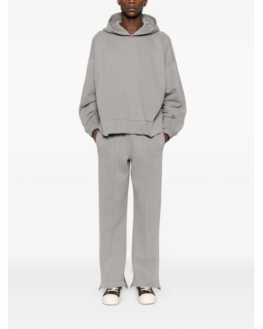 Notrainproof Gray Mélange-Effect Track Pants for men