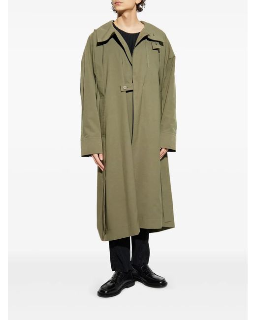 Homme Plissé Issey Miyake Parachute Parka Coat in Green for Men | Lyst