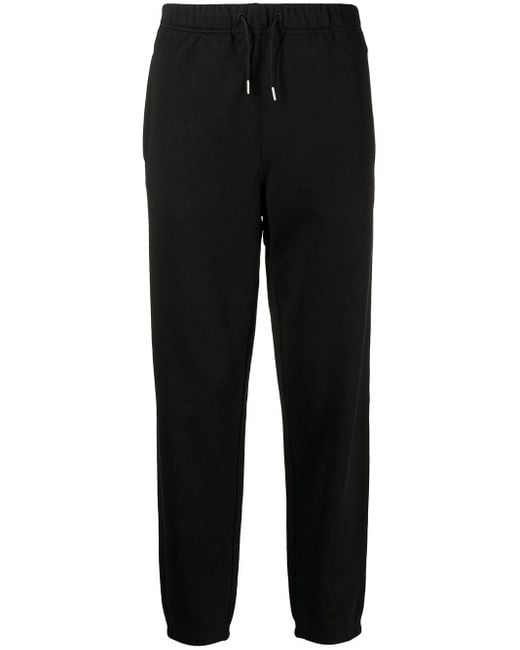 Fred Perry Cotton Straight-leg Sweatpants in Black for Men - Lyst