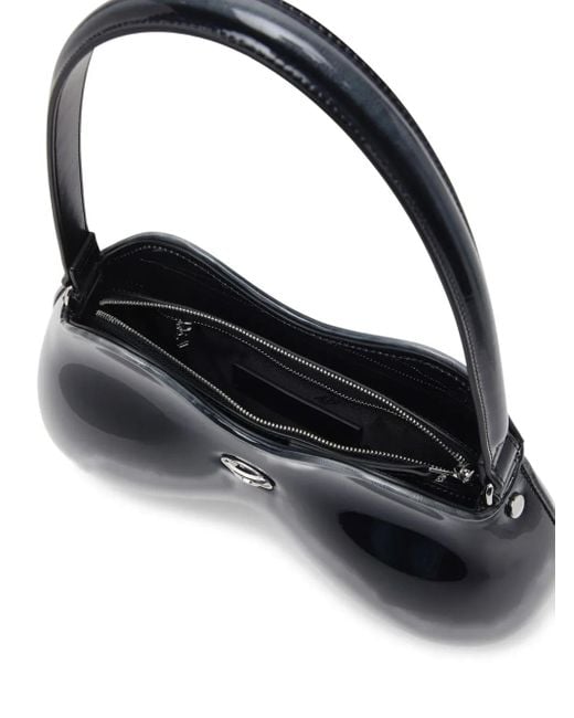 DIESEL Black Double-D Shoulder Bag