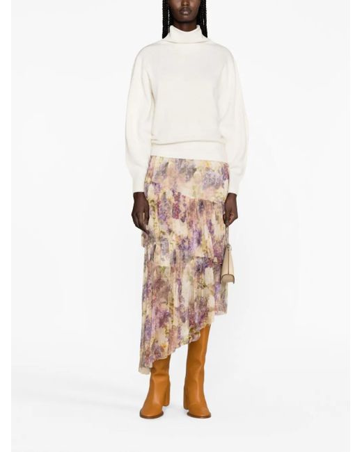 Pull Lyrical À Effet Brossé Zimmermann en coloris White