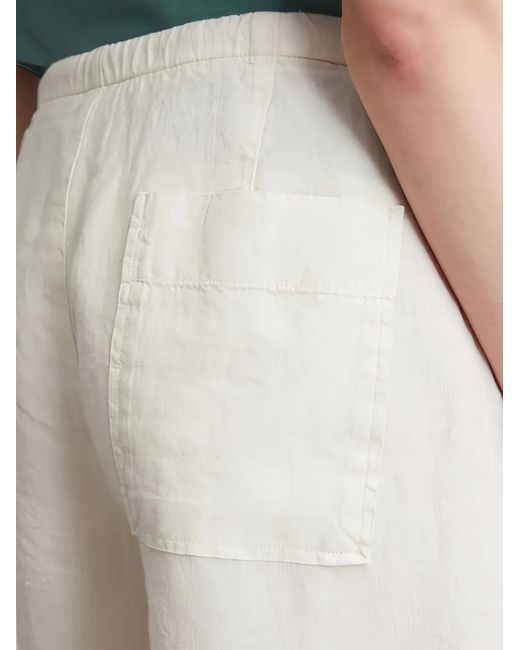 Marc O' Polo White Drawstring-Waist Shorts