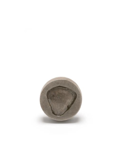 Parts Of 4 Gray Stud Diamond Earring