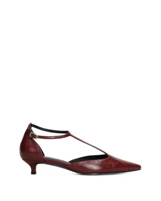 Bibi Lou Brown Canna 35 Pointed-Toe Pumps