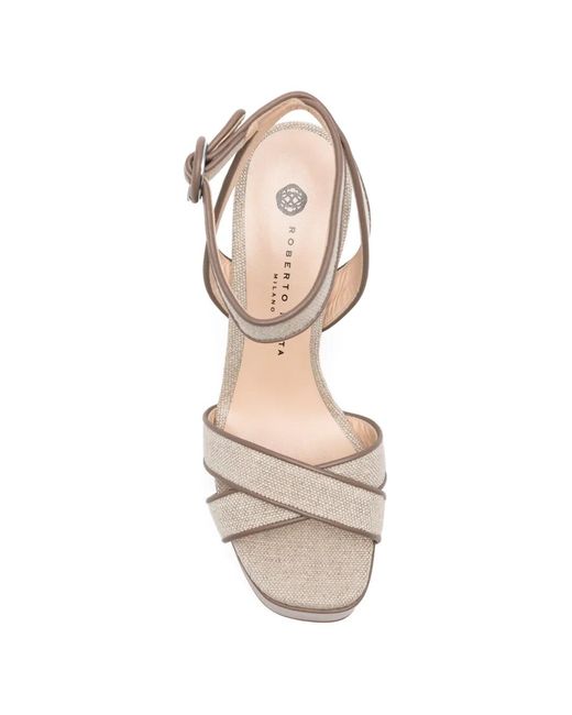 Roberto Festa White Luanda Sandals