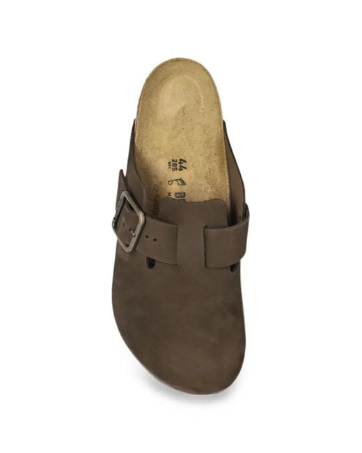 Birkenstock Black Mules Boston À Boucle for men