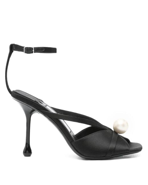 Jimmy Choo Siva 100mm サンダル Black