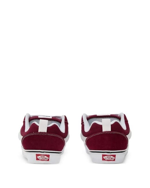 Vans Purple Knu Skool Leather Sneakers